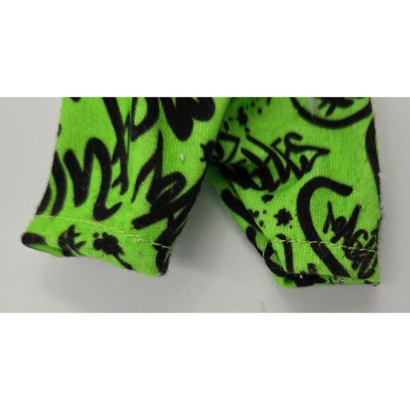 Rainbow High Jade Hunter Green Shorts with Black Writing - Picture 7 of 9